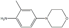 2-Methyl-4-(4-morpholinyl)aniline Struktur