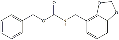 benzyl (benzo[d][1,3]dioxol-4-ylmethyl)carbamate Struktur