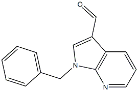 1-Benzyl-3-formyl-7-azaindole Struktur