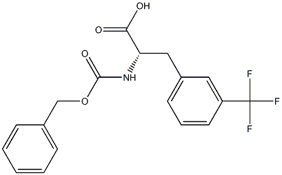 Cbz-3-Trifluoromethyl-L-Phenylalanine Struktur