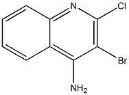 4-Amino-3-bromo-2-chloroquinoline Struktur