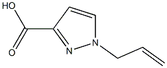 1-allyl-1H-pyrazole-3-carboxylic acid Struktur