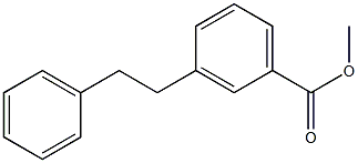 methyl 3-phenethylbenzoate Struktur