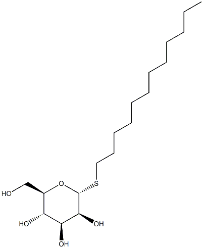 Dodecyl a-D-thiomannopyranoside Struktur