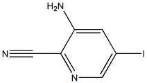 3-Amino-5-iodo-pyridine-2-carbonitrile Struktur