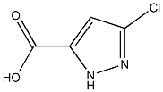 5-Chloro-2H-pyrazole-3-carboxylic acid Struktur