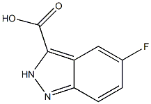 5-Fluoro-2H-indazole-3-carboxylic acid Struktur