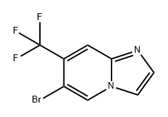 6-Bromo-7-trifluoromethyl-imidazo[1,2-a]pyridine Struktur