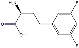 (S)-2-amino-4-(3,5-difluorophenyl)butanoic acid Structure