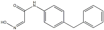 (Z)-N-(4-Benzylphenyl)-2-(hydroxyimino)acetamide Struktur