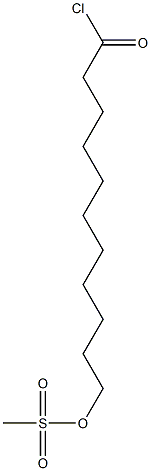 11-Chloro-11-oxoundecyl Methanesulfonate Struktur