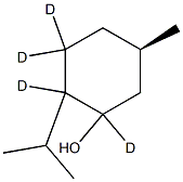 (1R,2S,5R)-(-)-Menthol-d4 Struktur