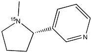 (S)-(-)-Nicotine-15N Struktur