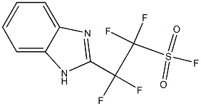 Benzimidazolyltetrafluoroethanesulfonyl fluoride Struktur