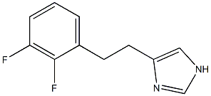 4-[2-(2,3-DIFLUORO-PHENYL)-ETHYL]-1H-IMIDAZOLE Struktur