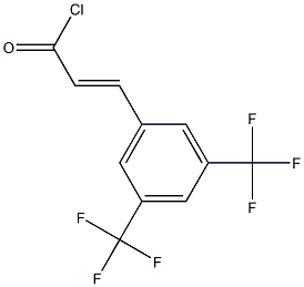 3,5-bistrifluoromethylcinnamoyl chloride Struktur