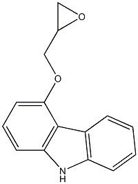 4-(2,3-epoxypropoxy)-carbazole Struktur