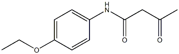 N-(4-ETHOXY-PHENYL)-3-OXO-BUTYRAMIDE Struktur