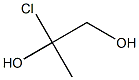 2-Chloro-1,2-Propanediol Struktur