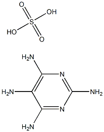 ,4,5,6-TETROAMINOPYRIMIDINE SULFATE Struktur