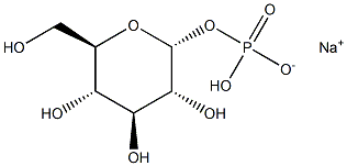 A-D-GLUUCOSE-1-PHOSPHATE MONOSODIUM SALT Struktur