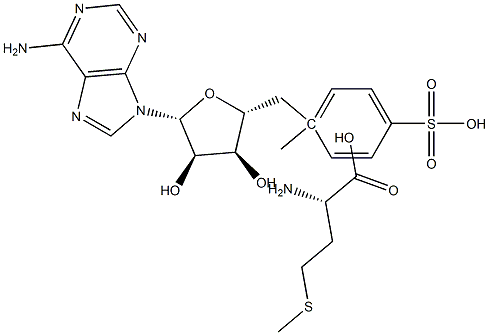 ADENOSYL-L-METHIONINE p-TOLUENESULFONATE, S-(P) Struktur