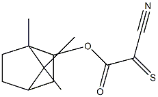 bornyl thiocyanoacetate Struktur