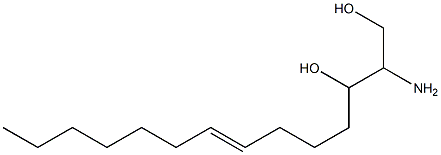 2-aminotetradec-7-ene-1,3-diol Struktur