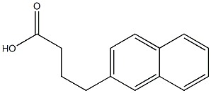 4-(2-naphthyl)butanoic acid Struktur