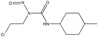 N-(2-CHLOROETHYL)-N'-(4-METHYLCYCLOHEXYL)-N-NITROSUREA Struktur