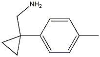 (1-p-Tolyl-cyclopropyl)methylamine Struktur