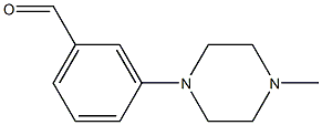 3-(4-Methylpiperazinyl)benzaldehyde Struktur