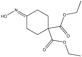 diethyl 4-hydroxyiminocyclohexane-1,1-dicarboxylate Structure