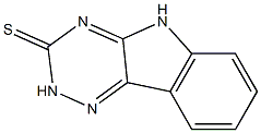 3,5-dihydro-2H-[1,2,4]triazino[5,6-b]indole-3-thione Struktur