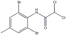 N1-(2,6-dibromo-4-methylphenyl)-2,2-dichloroacetamide Struktur