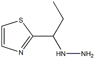 2-(1-hydrazinylpropyl)thiazole Struktur