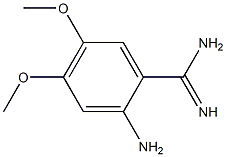 2-amino-4,5-dimethoxybenzamidine Struktur