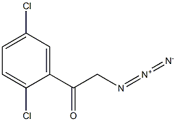 2-azido-1-(2,5-dichlorophenyl)ethanone Struktur