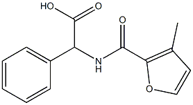 [(3-methyl-2-furoyl)amino](phenyl)acetic acid Struktur