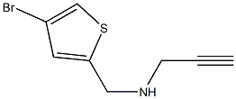 [(4-bromothiophen-2-yl)methyl](prop-2-yn-1-yl)amine Struktur