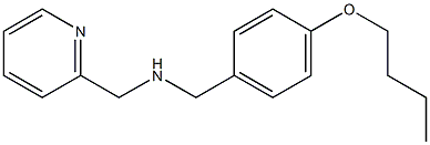 [(4-butoxyphenyl)methyl](pyridin-2-ylmethyl)amine Struktur