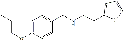 [(4-butoxyphenyl)methyl][2-(thiophen-2-yl)ethyl]amine Struktur