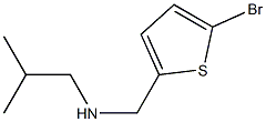 [(5-bromothiophen-2-yl)methyl](2-methylpropyl)amine Struktur