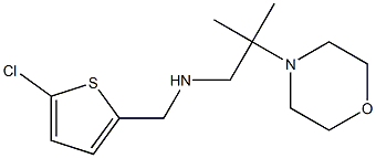 [(5-chlorothiophen-2-yl)methyl][2-methyl-2-(morpholin-4-yl)propyl]amine Struktur