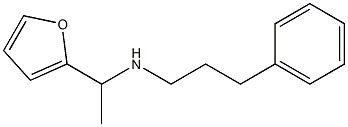 [1-(furan-2-yl)ethyl](3-phenylpropyl)amine Struktur