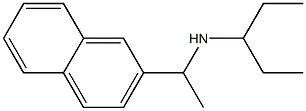 [1-(naphthalen-2-yl)ethyl](pentan-3-yl)amine Struktur