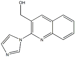 [2-(1H-imidazol-1-yl)quinolin-3-yl]methanol Struktur