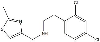 [2-(2,4-dichlorophenyl)ethyl][(2-methyl-1,3-thiazol-4-yl)methyl]amine Struktur