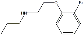 [2-(2-bromophenoxy)ethyl](propyl)amine Struktur