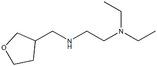 [2-(diethylamino)ethyl](oxolan-3-ylmethyl)amine Struktur